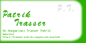 patrik trasser business card